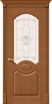 Межкомнатная дверь из шпона файн-лайн Селена ДО Орех Bravo (Браво)