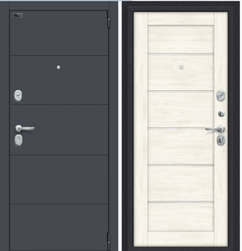 Входная дверь Porta S-3 4.Л22 Graphite Pro/Nordic Oak